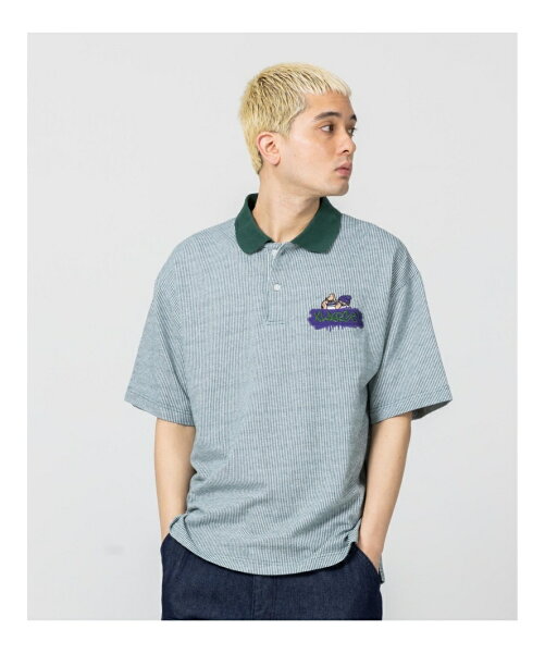 EMBROIDERY BOMB POLO SHIRT ポロシャツ XLARGE
